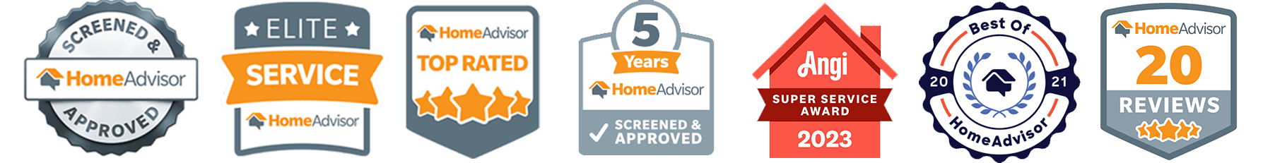 Professional Basement Services best of home advisor badges Professional Basement Services best of home advisor badges