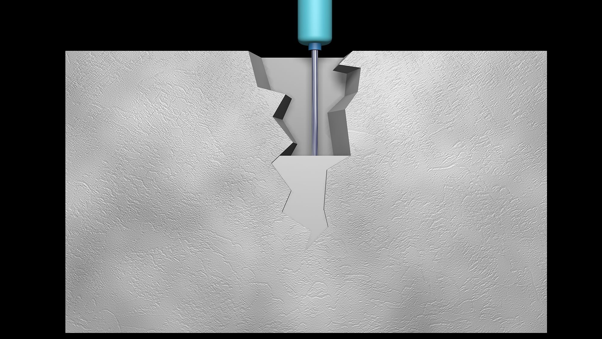 Crack repair in wall basement cracks