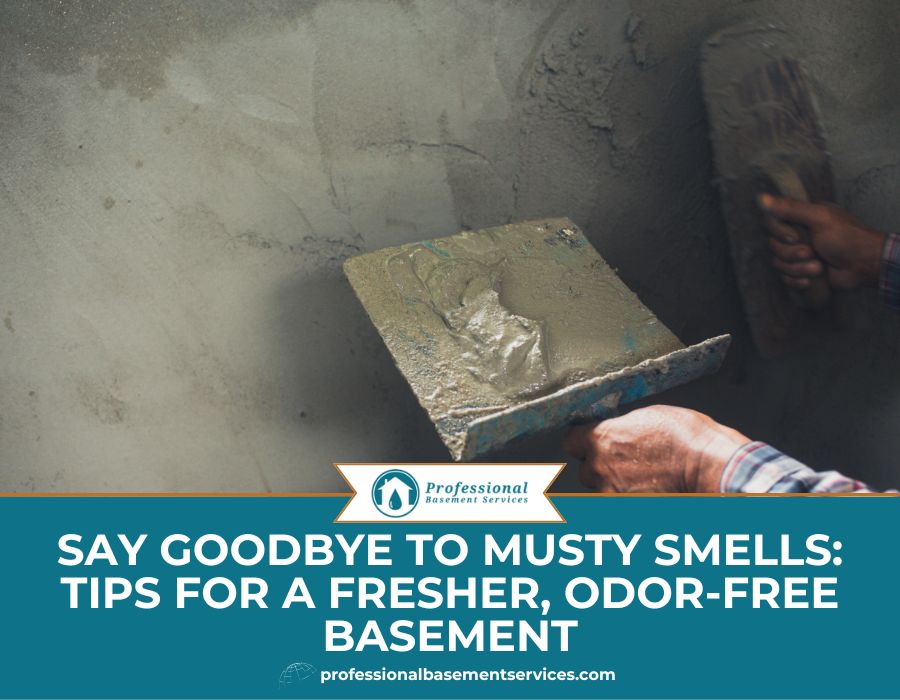 Say Goodbye to Musty Smells Tips for a Fresher, Odor-Free Basement
